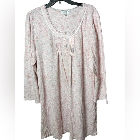 Miss Elaine Women’s Plus Size Rayon Blend Nightgown - Picture 1 of 6
